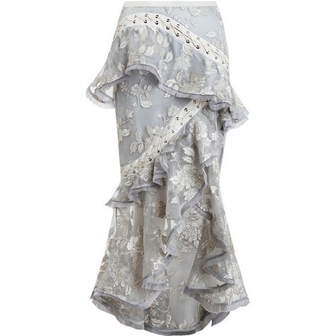 ZIMMERMANN Stranded Embroidery Skirt ($1,345) ❤ liked on Polyvore featuring skirts, floral print skirt, flouncy skirt, frill skirt, floral skirt and flower print skirt Skirt Outfits Ideas, Frilly Skirt, Embroidery Skirt, Organza Skirt, Diy Vetement, Zipper Skirt, Skirt Floral, Embroidered Skirt, Silk Organza