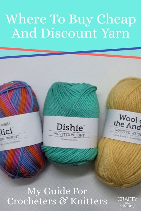 Where To Buy Yarn, Yarn Guide, Cheap Yarn, Crochet Stitches For Blankets, Worsted Weight, How To Find, Trendy Hairstyles, Crochet Yarn, Wool Yarn