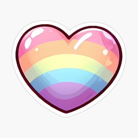 Font Idea, Cute Heart Drawings, Rainbow Drawing, Kawaii Rainbow, Sticker Design Inspiration, Rainbow Printable, Bunny Painting, Cute Laptop Stickers, Emoji Art