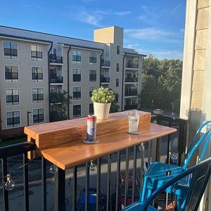 Bar Top Tables, Balcony Bar, Patio Tables, Balcony Railing, Small Outdoor Spaces, Work At Home, Space Saver, Spray Can, Bar Top