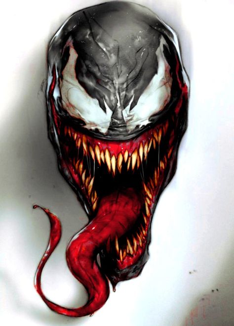 Venom Pictures, Venom Tattoo, Ben Oliver, Venom Face, Punisher Logo, Venom Art, Arte Nerd, Marvel Tattoos, C Tattoo