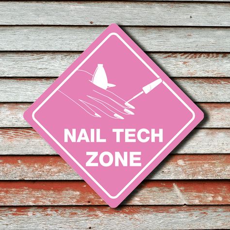 Becoming A Nail Tech, Nail Tech Quotes, Nail Signs, Nail Room Ideas, Tech Room, Doing Hair, Body Inflammation, Nail Polish Gift, Salon Wall Art