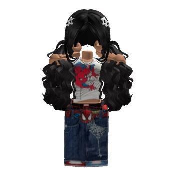 Curly Hair Roblox Avatar, Roblox Cute Avatars, Y2k Roblox Avatars, Roblox Avatars Ideas, Cute Roblox Outfits, Roblox Female Avatar, Roblox Outfit Ideas, Roblox Styles, Roblox Avatar Ideas