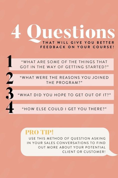 Looking for better questions to ask your students to get feedback on your course or membership? Use these 4 questions from Linda Yi so you can develop your course to better help your students! Hear about high quality question asking and Linda's experience being an entrepreneur with ADHD in episode 140 of Cubicle to CEO©! Creative Entrepreneur | Podcast Women | Market Research Questions To Ask Your Students, Podcasts For Men, Podcasts For Teens, Podcast Questions, Entrepreneur Podcast, Top Podcasts, Client Attraction, Women In Their 20s, Podcasts For Women