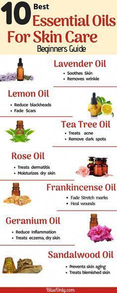 Best Essential Oils For Skin, Essential Oils For Skin Care, Oils For Skin Care, Essential Oil For Skin, Cut Crease Makeup Tutorial, Benefits Of Essential Oils, Skin Care Routine For 20s, Oil For Skin, Skin Care Guide