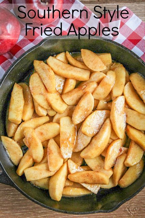 Baked Apple Dessert, Apple Dessert Recipes, Fried Apples, Cooked Apples, Southern Cooking, Southern Recipes, Southern Style, Fruit Recipes, Apple Recipes