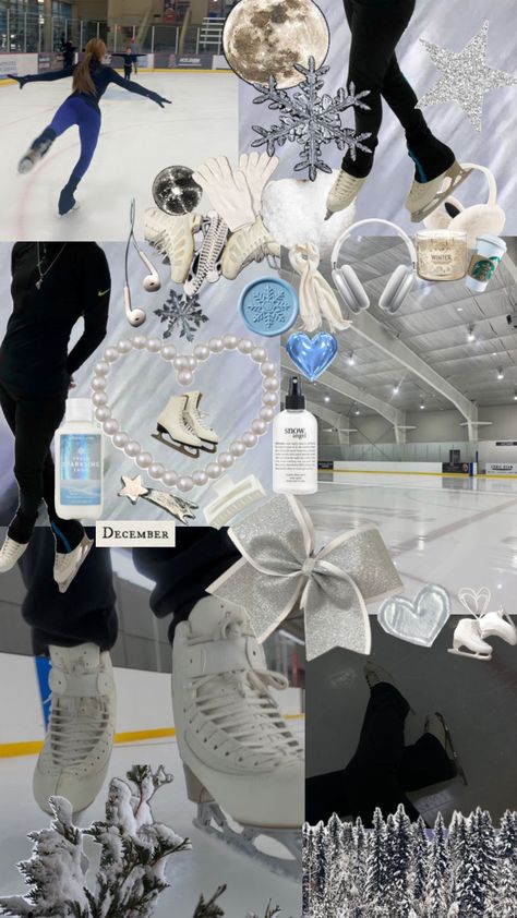 ice skating mood board⛸️ Skater Room Decor, Skater Aesthetic Wallpaper, Skate Aesthetic Wallpaper, Skater Wallpaper, Skater Room, Ice Skating Photography, Figure Skating Bag, Skating Pictures, Figure Ice Skates