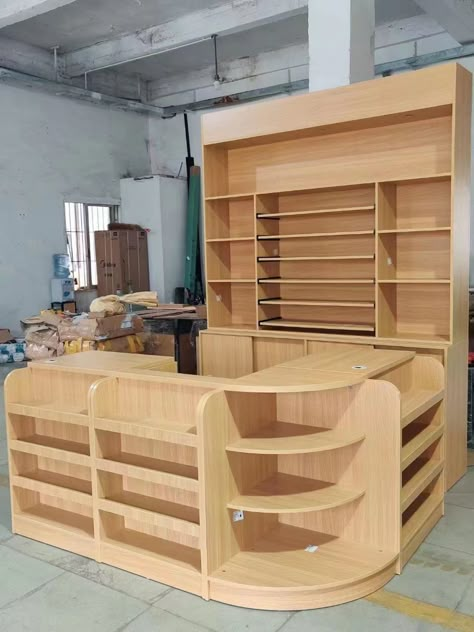 Retail store furniture Store Shelf Display Ideas, Retail Store Plan, Mini Market Design, Shop Display Ideas Retail Stores, Wooden Racks Display For Shop, Small Supermarket Design Interior, Mini Market Store Ideas, Mini Supermarket Design Shop Interiors, Supermarket Shelves Design