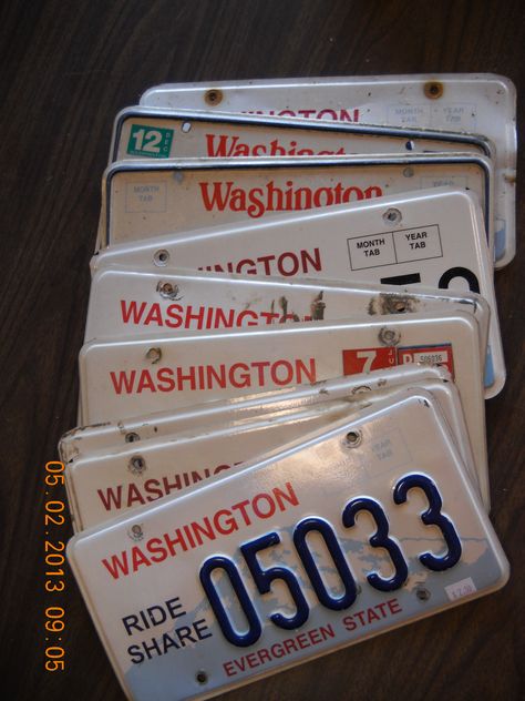 A recent history of Washington state license plates State Signs, Oregon Washington, Evergreen State, Seattle Washington, Washington State, License Plate, Washington