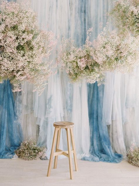 Sky Backdrop and Baby’s Breath Clouds Editorial — The LOVLI Collection Flower Clouds Wedding, Cloud Backdrop, Birthday Concept, Student Conference, Sky Backdrop, Blue Cactus, Bridal Editorial, Cloud Photos, Satin Hands