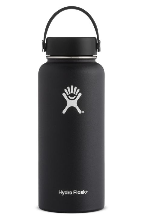 Hydro Flask 32-Ounce Wide Mouth Cap Bottle | Nordstrom Medical Pendant, Hydro Flask Water Bottle, Wide Mouth Bottle, Flask Water Bottle, Free Textures, Scrub Sets, Hydro Flask, Cat Coffee, Vacuum Flask