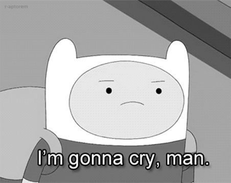 New trendy GIF/ Giphy. black and white adventure time cry finn finn the human i'm gonna cry man. Let like/ repin/ follow @cutephonecases Adventure Time Quotes, Adveture Time, Crying Gif, Adventure Time Characters, Adventure Time Wallpaper, Adventure Time Finn, Finn The Human, Jake The Dogs, Adventure Time Art