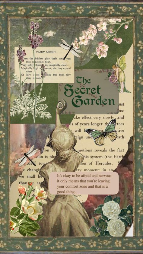 #nature #art #fairys #garden #classic The Secret Garden Wallpaper, Secret Garden Wallpaper, Fairy Music, Journal Pics, Summer Vision, Garden Wallpaper, The Secret Garden, Secret Garden, Your Aesthetic