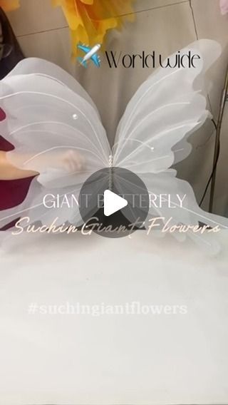 793 likes, 36 comments - hoagiaysuchin el August 30, 2024: "Giant Flowers | How to make a giant organza butterfly. We can deliver our product to any place in the world. Contact to get more information about the flowers and courses #suchingiantflowers #handmade #handmadeflowers #tutorial". empty, earth, river, sat, complete Organza Butterfly, Giant Butterfly, Coffee Filter Flowers, Organza Flowers, Giant Flowers, Butterfly Decorations, 90th Birthday, The Flowers, Handmade Flowers