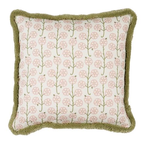 Gardenia Pillow - Rose Pillows & Accessories | Schumacher Neisha Crosland, Ferdinand Magellan, Feather Texture, Rose Pillow, Quilted Sham, The New World, Faux Finish, Linen Throw, Pillows And Throws