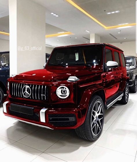 G Wagon, Mercedes Benz, Cars, Red