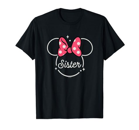 PRICES MAY VARY. Official Disney Merchandise Disney T Shirts for Sister; Disney T Shirts for Sis; Disney Gifts for Sister; Sister Birthday; Disney Family Shirts; Hoodies for Sister; Disney Sister; Disney Family; Family Trip; Family Vacation; Minnie Mouse; Sparkle; Twinkle; Pink Bow; Head; Ears; Sis Lightweight, Classic fit, Double-needle sleeve and bottom hem Disney Family Shirts, Big Sister Little Sister, Sister Sister, Birthday Disney, Family Family, Disney T, Disney Family, Disney Tshirts, Sister Birthday