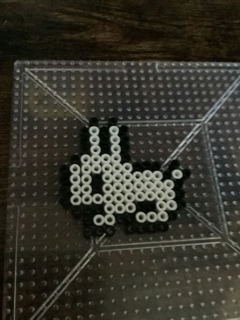 Bunny Perler Beads, Bead Bunny, Rave Perler, Bead Templates, Hamma Beads Ideas, Easy Perler Beads Ideas, Hamma Beads, Perler Bead Templates, Beads Ideas