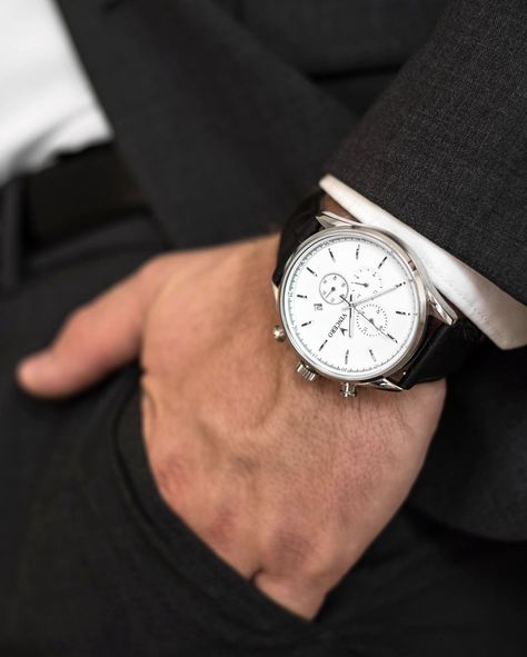 Vincero Watches on Instagram: “Hands down, the easiest watch you'll ever wear...The Chrono S. Black and White.  #LiveYourLegacy” Vincero Watches, White Watch, Men's Watches, Men's Accessories, Jaeger Watch, Mens Accessories, Black And White, How To Wear, On Instagram