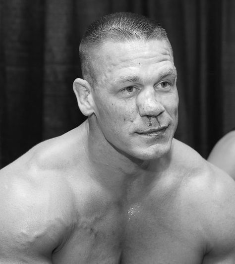 John Cena suffers broken nose on Raw Black Eye Injury Reference, Nose Bleed Reference Drawing, Broken Nose Reference, Sfx Injuries, Broken Nose Makeup, Nose Bleeds Aesthetic, Nose References, Injury Aesthetic, Expressions Practice