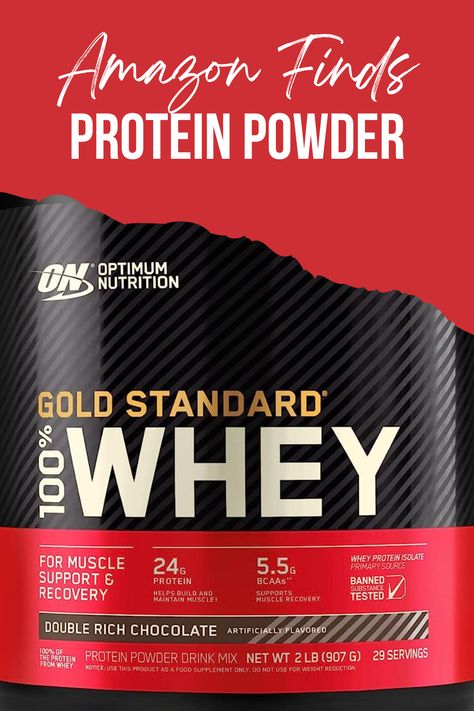 FAST-ABSORBING whey protein with whey protein isolate as the main ingredient helps with muscle gain and supports recovery* after every training session. The ON whey protein formula is Informed Choice certified, contains naturally-occurring BCAAs and GLUTAMINE and is LOW IN SUGAR and fat. EASY & CONVENIENT: mix one scoop in 180-240 ml of cold water; best enjoyed in the morning or/and during the 30 minutes just before or immediately after training. Gold Standard Whey Protein, Gold Standard Whey, Whey Protein Powder, Whey Protein Isolate, Optimum Nutrition, Muscle Building, Weight Reduction, Muscle Recovery, Whey Protein