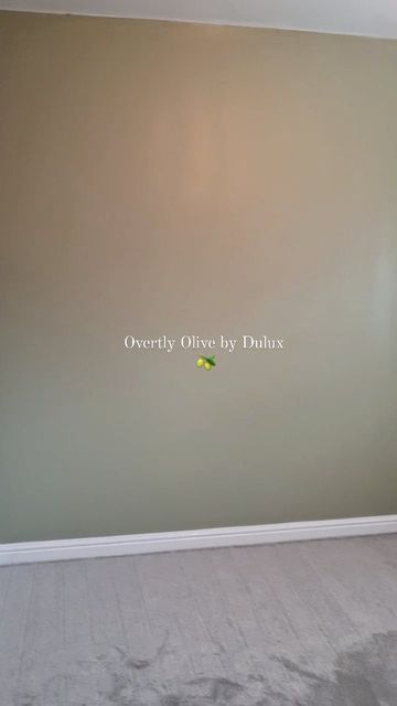 Light Olive Walls, Olive Grove Porters Paint, Dulux Overtly Olive Living Rooms, Dulux Overtly Olive Bedroom, Overtly Olive, Dulux Overtly Olive, Overtly Olive Hallway, Olive Walls, Overtly Olive Living Room