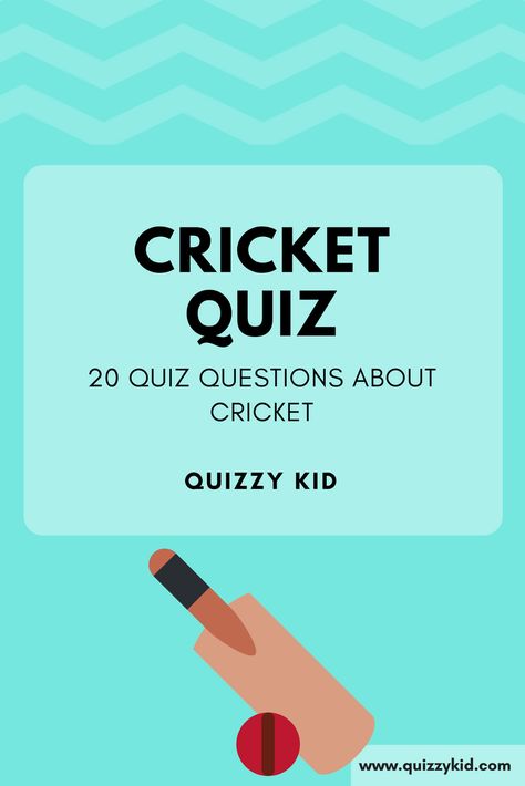 Cricket fans stop here. Test your cricket knowledge with these quiz questions. #cricket #quizzes #kidsactivities #sports Bible Questions For Kids, Cricket Knowledge, Summer Jokes For Kids, Kids Quiz Questions, Quiz For Kids, Trivia Questions For Kids, Quizzes For Kids, General Knowledge Quiz Questions, Sports Quiz