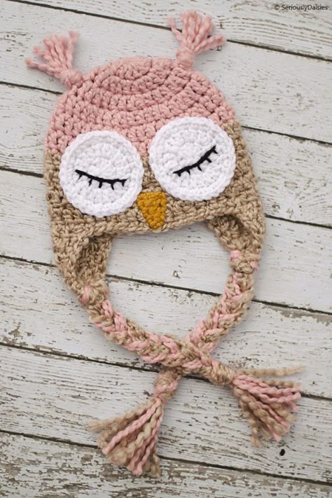 Crochet Baby Hats Free Pattern, Crochet Baby Cap, Baby Hat Free Pattern, Crochet Owl Hat, Crochet Animal Hats, Crochet Baby Beanie, Crochet Baby Hat Patterns, Crochet Kids Hats, Owl Hat