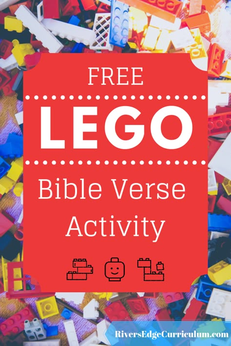 Lego Bible Lessons, Lego Bible, Sunday School Object Lessons, Bible Object Lessons, Childrens Sermons, Bible Activities For Kids, The Lego Movie, Sunday School Kids, Lego Movie 2