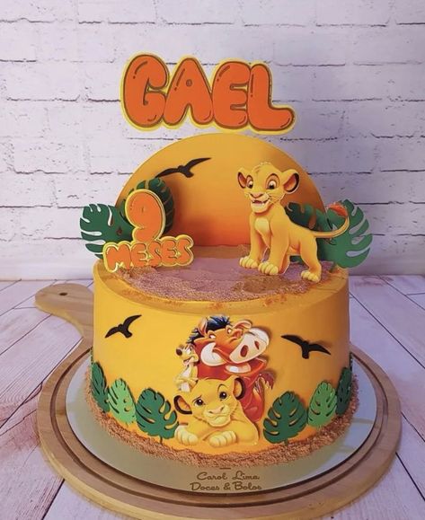 Lion King Birthday Party Ideas, 1st Birthday Boy Themes, Lion King Party, Lion King Birthday, 60th Birthday Cakes, Birthday Themes For Boys, Baby Shawer, 1st Boy Birthday, 60th Birthday