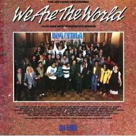 We are the World - Great to hear all those voices in their solo slice. Great memory! Jackie Jackson, Jermaine Jackson, Randy Jackson, Sean Leonard, Michael Jackson Dangerous, Sheila E, Kenny Loggins, Cassette Audio, Harry Belafonte