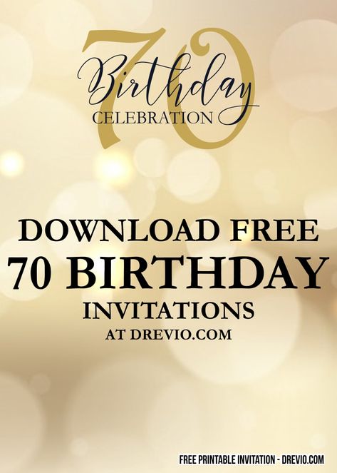 70th Birthday Invitation Ideas, 70th Birthday Party Invitations, Free Invitation Templates Download, 70th Party Invitations, 75th Birthday Invitations For Mom, 70 Birthday Invitations, 70th Birthday Party Invitations For Men, Editable Invitations Free Templates, 70th Birthday Invite