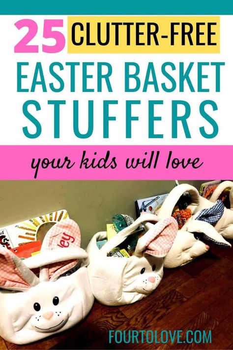 Clutter-free Easter basket stuffers for boys, girls, and toddlers! These non-candy Easter basket ideas for kids are either practical or consumable so you will not be left with extra clutter around the house after Easter is over! Practical Easter Basket Ideas For Kids, Practical Easter Basket Ideas, Easter Ideas For Grandkids, Kids Easter Basket Ideas Boys, Diy Easter Basket Ideas Handmade, Teenager Easter Basket Ideas, Teenager Easter Basket, Easy Diy Easter Crafts, Easter Basket Stuffer Ideas