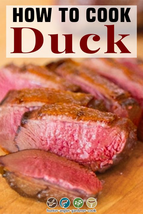 Wild Duck Breast Recipes Easy, How To Cook Duck In Oven, Baked Duck Breast Recipes, Cooking Duck Breast, Wood Duck Recipes, Grilled Duck Breast Recipes, How To Cook Duck Breast, Wild Duck Breast Recipes, Duck Recipes Breast