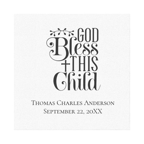 Baptism Quotes, Christian Baptism, God Bless, Christening, Free Design, Canvas Print, Canvas Prints, Canvas, Quotes