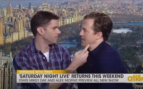 mikey day and alex moffat from saturday night live aka snl Mikey Day Snl, Alex Moffat, Snl Cast, Night Live, Saturday Night Live, Snl, New Shows, Best Shows Ever, Saturday Night