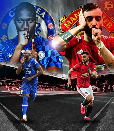 Man U Vs Chelsea, Michael Owen, Bruno Fernandes, Manchester United Wallpaper, Football Wallpaper, Man United, Graphic Design Inspiration, Manchester United, Manchester