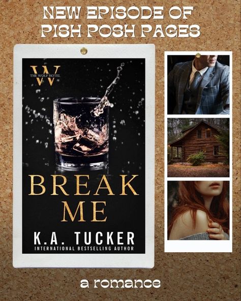 Break Me (romance) — pish posh podcast Wolf Hotel Series, Podcasts Spotify, Steamy Romance, Reading Romance, The Wolf, Kindle Unlimited, My Thoughts, Bestselling Author, Podcast