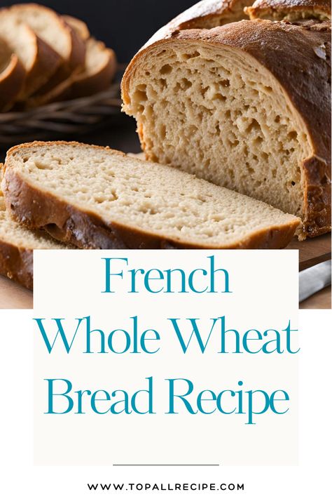 If there’s one bread that embodies both simplicity and elegance, it’s French whole wheat bread recipe. This French whole wheat bread recipe classic loaf, made with whole wheat flour, delivers a hearty, nutty flavor while maintaining the rustic charm that French breads are known for. What I love about making French whole wheat bread is Whole Wheat French Bread Recipe, Wheat French Bread Recipe, Whole Wheat French Bread, Wheat French Bread, French Breads, Whole Wheat Bread Recipe, Cheese Bread Recipe, Wheat Bread Recipe, French Bread Recipe