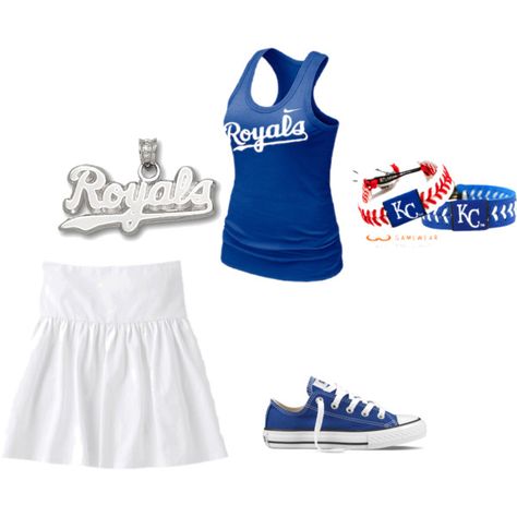 Kansas City Royals Royals Outfit, Royal Clothes, Style Inspiration Spring Summer, Blue Converse, Royal Clothing, Kc Royals, City Outfits, Royal Outfits, Kansas City Royals