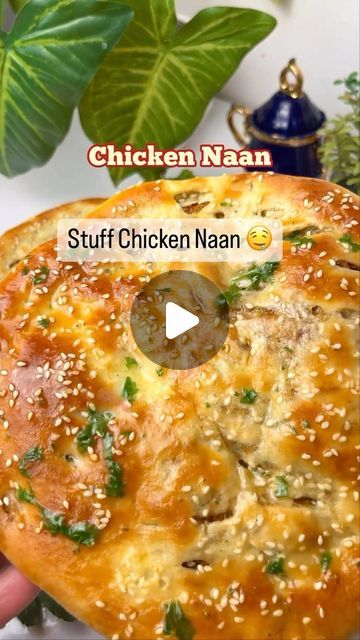 Chicken Naan Recipe, Naan With Chicken, Chicken On Naan Bread, Butter Chicken With Garlic Naan, Butter Chicken With Naan Bread, Butter Chicken Garlic Naan, Naan, Brunch Recipes, Bread