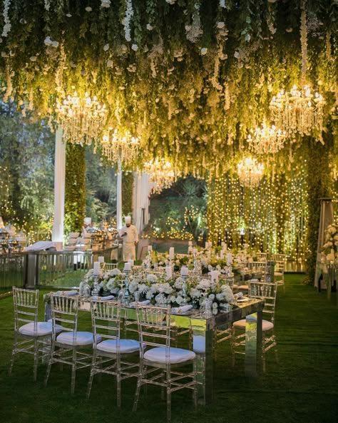 Intimate Home Wedding, Weddings Decorations Elegant Romantic, Wedding Setup, Forest Theme Wedding, Wedding Entrance Decor, Lights Wedding Decor, Dream Wedding Decorations, Wedding Planning Decor, Wedding Backdrop Design