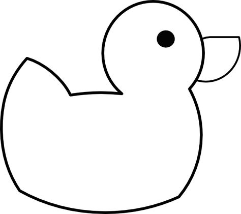 Rubber Duck Coloring Pages - Best Coloring Pages For Kids Pond Life Theme, Duck Coloring Pages, Pond Crafts, Summer Crafts For Toddlers, Duck Crafts, Prek Crafts, Baby Coloring Pages, Kids Coloring Pages, Spring Preschool