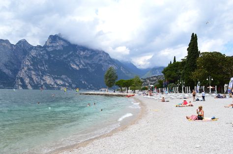 The Best Beach on Lake Garda Venice Italy Hotels, Venice Italy Beaches, Lake Garda Italy, Italian Beaches, Italy Beaches, Venice Hotels, Garda Italy, Best Of Italy, Ghost Tour