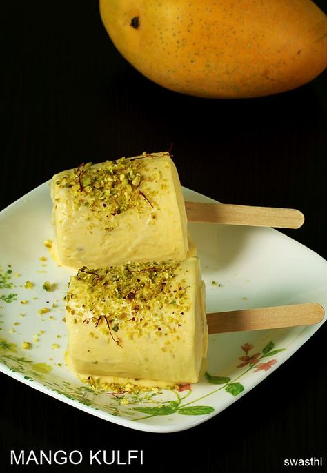 Mango kulfi #recipe #indianfood Kulfi Recipe Easy, Mango Kulfi Recipe, Mango Lassi Recipes, Mango Kulfi, Instant Dessert, Lassi Recipes, Kulfi Recipe, Easy Sweets, Mango Dessert