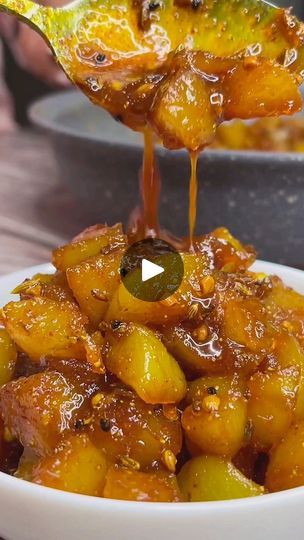 16K views · 358 reactions | AMLA CHUTNEY (AMLA ACHAR) Best season to have Amla at home and to make instant Amla Ka Achar or Chutney which you can give in tiffin as well. Recipe is so easy - - Take 1/2 kg Amla (gooseberry) and steam cook till Amla gets tender (on medium flame takes 10-15 min or you can steam in pressure cooker too)- Now separate the seeds and amla flesh- In a Pan, take 1 tbs oil, add 1 tbs Panch phoron (mixture of fenugreek seed, nigella seed, cumin Seed, black mustard seed and fennel seed in equal part)- then 1 tsp whole coriander seeds- some asafoetida (hing powder)- then add steamed amla and saute nicely for 5 minutes - then add 1/2 cup jaggery (can add more if you prefer more sweet)- Cook it on medium flame till jaggery gets melted and mixture becomes little thick(7 min Amla Chutney, Amla Recipes, Indian Pickle Recipe, Fenugreek Seed, Food Magic, Breakfast Recipes Indian, Chaat Recipe, Indian Cooking Recipes, Vegetarian Snacks Recipes