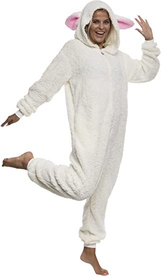 Farm Animal Costumes, Sheep Costume, Lamb Farm, Sheep Costumes, Animal Halloween Costumes, Onesie Costumes, Animal Pajamas, Suit Costume, Union Suit