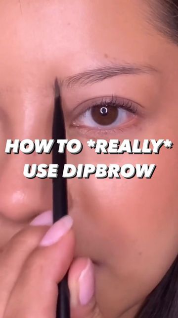 Anastasia Beverly Hills on Instagram: "Tag a friend below who could benefit from @slaybyjess's (she/her) DIPBROW refresh sesh 👀 ✨Start at the arch of your brow and draw on hair-like strokes, making sure most of the product is applied to the center and END of the brow ✨Using a VERY LIGHT hand, apply what's left on the brush to the front of your brow ✨Clean up with #ABHMagicTouch Concealer 💫 SUPER PRO TIP: To make sure your DIPBROW Pomade does its thing every single time, make sure the cap is t How To Use Brow Powder, Dip Brow Tutorial, How To Draw Straight Eyebrows, How To Apply Brow Gel, Straight Brows Tutorial, Anastasia Eyebrow Pomade, Anastasia Beverly Hills Eyebrows, Anastasia Brow Pomade, Color Eyebrows