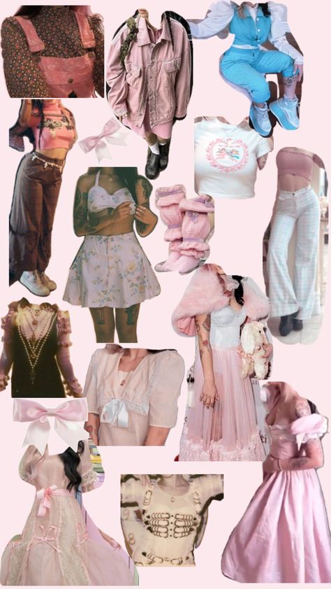 Mels style all over here eras🩷 Melanie Martinez Outfit, Melanie Martinez Outfit Ideas, Melanie Martinez Style, Melanie Martinez Outfits, Melanie Martinez Concert, White Dresses Graduation, Concert Fits, Cool Avatars, Melanie Martinez