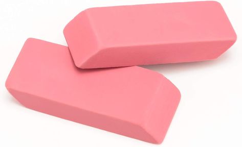 Amazon Basics Rectangular Eraser, 24 Count, Pink Pink Eraser, Pink Office, Cleaning Mops, Paper Mate, Back To School Essentials, Amazon Basics, School Teacher Gifts, Magic Eraser, Pencil Eraser